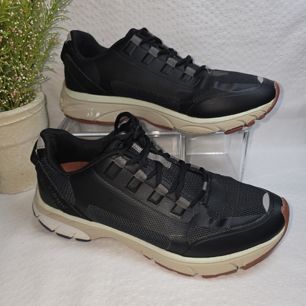 VIONIC DRIFT EDIN ACTIVE ORTHODIC INSOLE SNEAKERS WOMENS BLACK SIZE 7